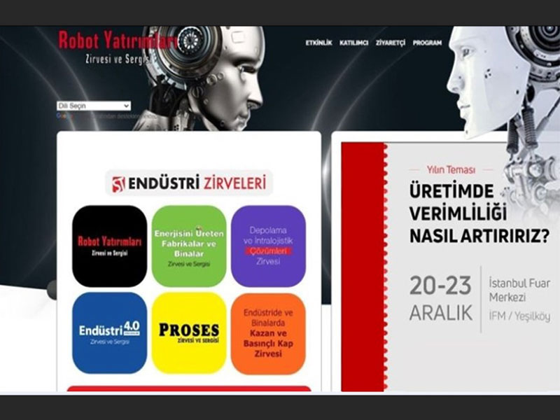 Robot Yatırımları Sergisi ve Zirvesi
